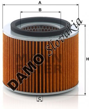 Vzduchový filter MANN FILTER C 18 006