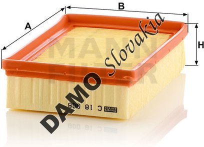 Vzduchový filter MANN FILTER C 18 008