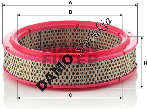Vzduchový filter MANN FILTER C 2120/2
