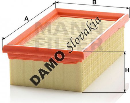 Vzduchový filter MANN FILTER C 2163
