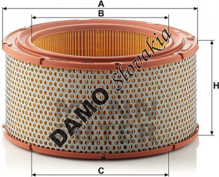 Vzduchový filter MANN FILTER C 2170