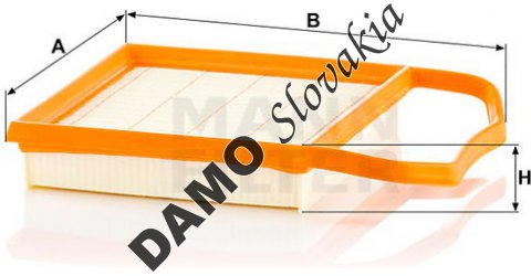 Vzduchový filter MANN FILTER C 21 020