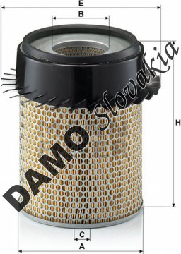 Vzduchový filter MANN FILTER C 21 317