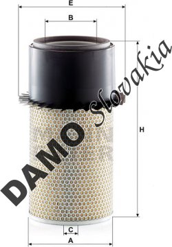 Vzduchový filter MANN FILTER C 21 431