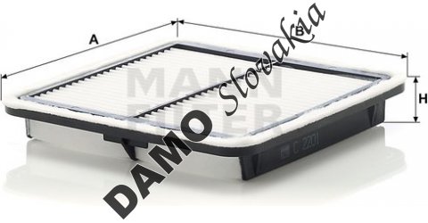 Vzduchový filter MANN FILTER C 2201