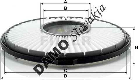 Vzduchový filter MANN FILTER C 2226