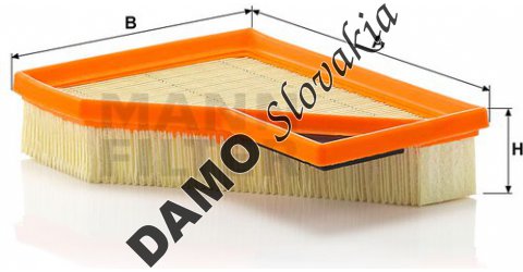 Vzduchový filter MANN FILTER C 2245