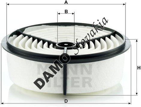 Vzduchový filter MANN FILTER C 2262