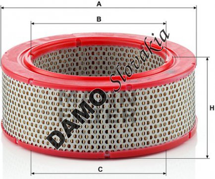 Vzduchový filter MANN FILTER C 2263
