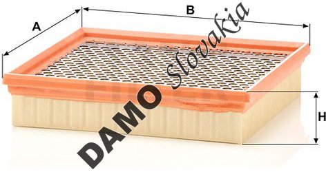 Vzduchový filter MANN FILTER C 22 029