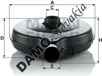 Vzduchový filter MANN FILTER C 2356/6