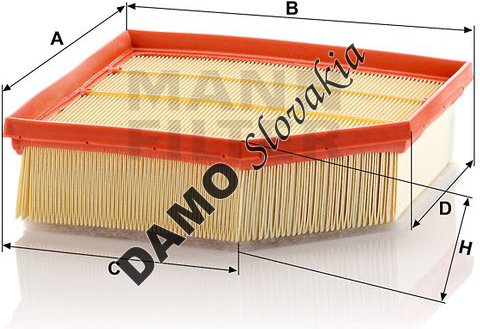 Vzduchový filter MANN FILTER C 23 129