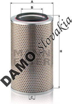 Vzduchový filter MANN FILTER C 23 440/1