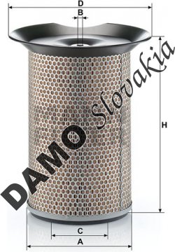Vzduchový filter MANN FILTER C 23 502
