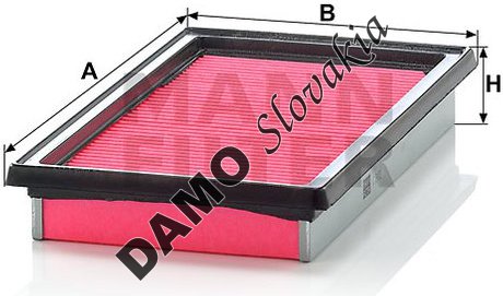Vzduchový filter MANN FILTER C 2420