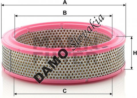 Vzduchový filter MANN FILTER C 2443