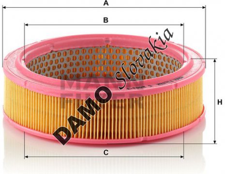 Vzduchový filter MANN FILTER C 2443/1