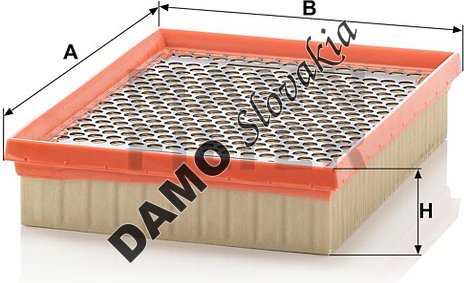 Vzduchový filter MANN FILTER C 2494