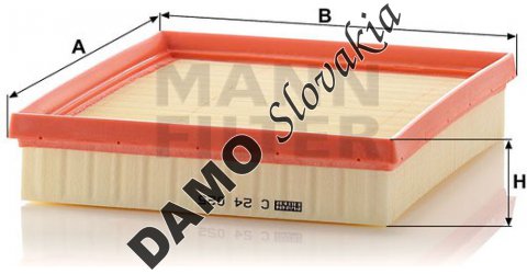 Vzduchový filter MANN FILTER C 24 025