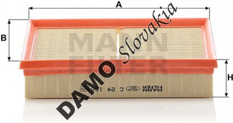 Vzduchový filter MANN FILTER C 24 106