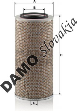 Vzduchový filter MANN FILTER C 24 650/1
