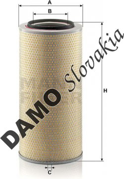 Vzduchový filter MANN FILTER C 24 650/6