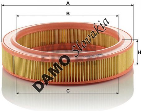 Vzduchový filter MANN FILTER C 2534