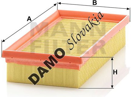 Vzduchový filter MANN FILTER C 2554