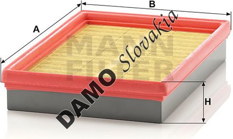 Vzduchový filter MANN FILTER C 2573