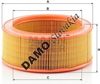 Vzduchový filter MANN FILTER C 2582