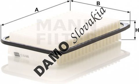 Vzduchový filter MANN FILTER C 25 006