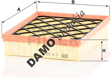 Vzduchový filter MANN FILTER C 25 008/1