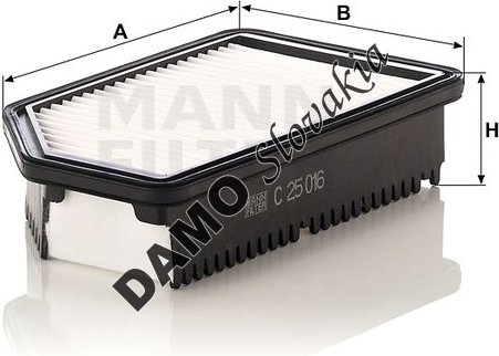 Vzduchový filter MANN FILTER C 25 016