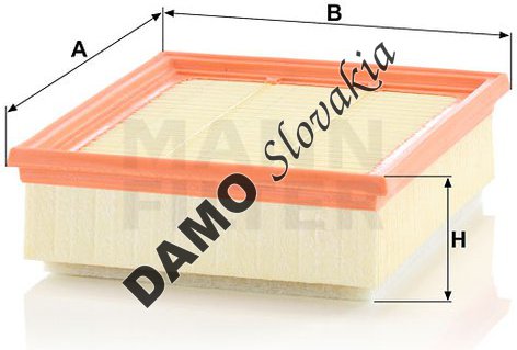 Vzduchový filter MANN FILTER C 25 018