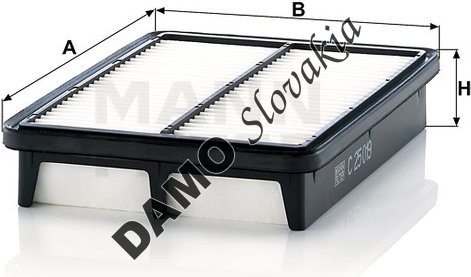 Vzduchový filter MANN FILTER C 25 019