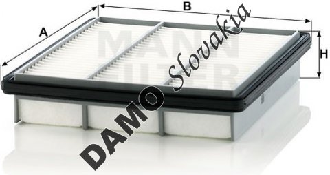 Vzduchový filter MANN FILTER C 25 020