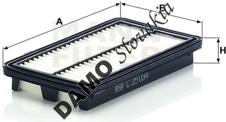 Vzduchový filter MANN FILTER C 25 034