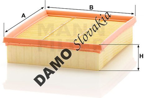 Vzduchový filter MANN FILTER C 25 035