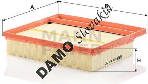 Vzduchový filter MANN FILTER C 25 110-2