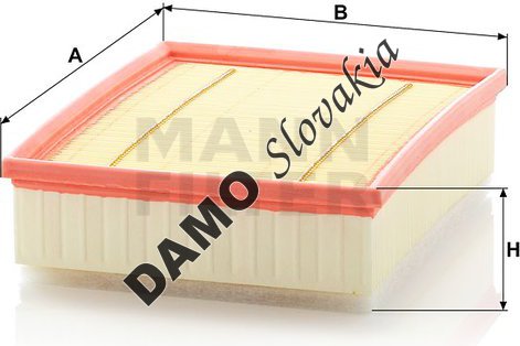 Vzduchový filter MANN FILTER C 25 122