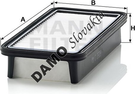 Vzduchový filter MANN FILTER C 2628