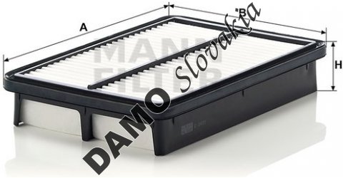 Vzduchový filter MANN FILTER C 2631