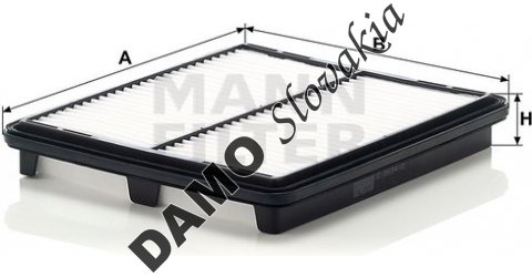 Vzduchový filter MANN FILTER C 2634/2