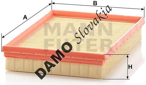 Vzduchový filter MANN FILTER C 2667/1