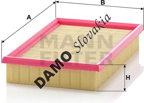 Vzduchový filter MANN FILTER C 2668