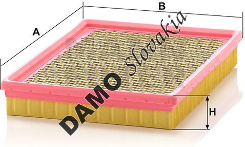Vzduchový filter MANN FILTER C 2681