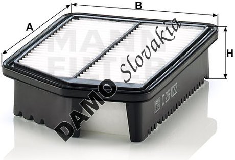 Vzduchový filter MANN FILTER C 26 022