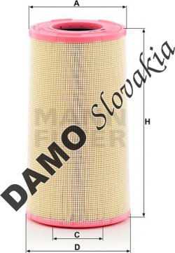 Vzduchový filter MANN FILTER C 26 024 KIT