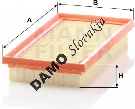 Vzduchový filter MANN FILTER C 26 027