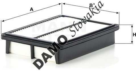 Vzduchový filter MANN FILTER C 26 032